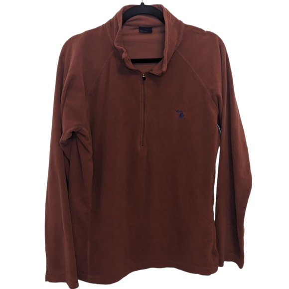 Michigan Outline Women’s Quarter-Zip Fleece Pullover 🍂 Size L - Picture 1 of 7